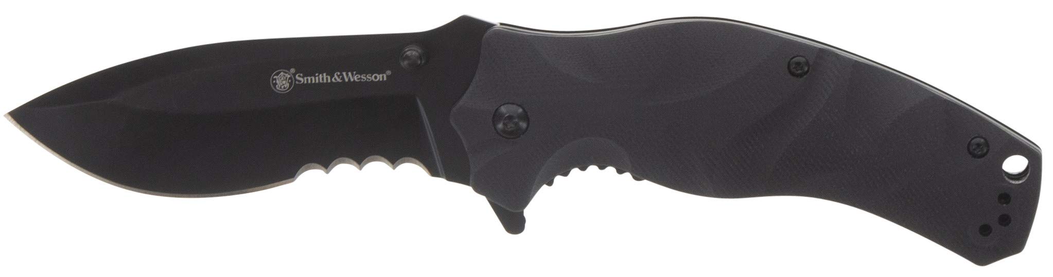 Smith & Wesson Adult Clam Folding Knife, Black, One Size US $26.34 + Free Shipping w/ Prime or on $35+