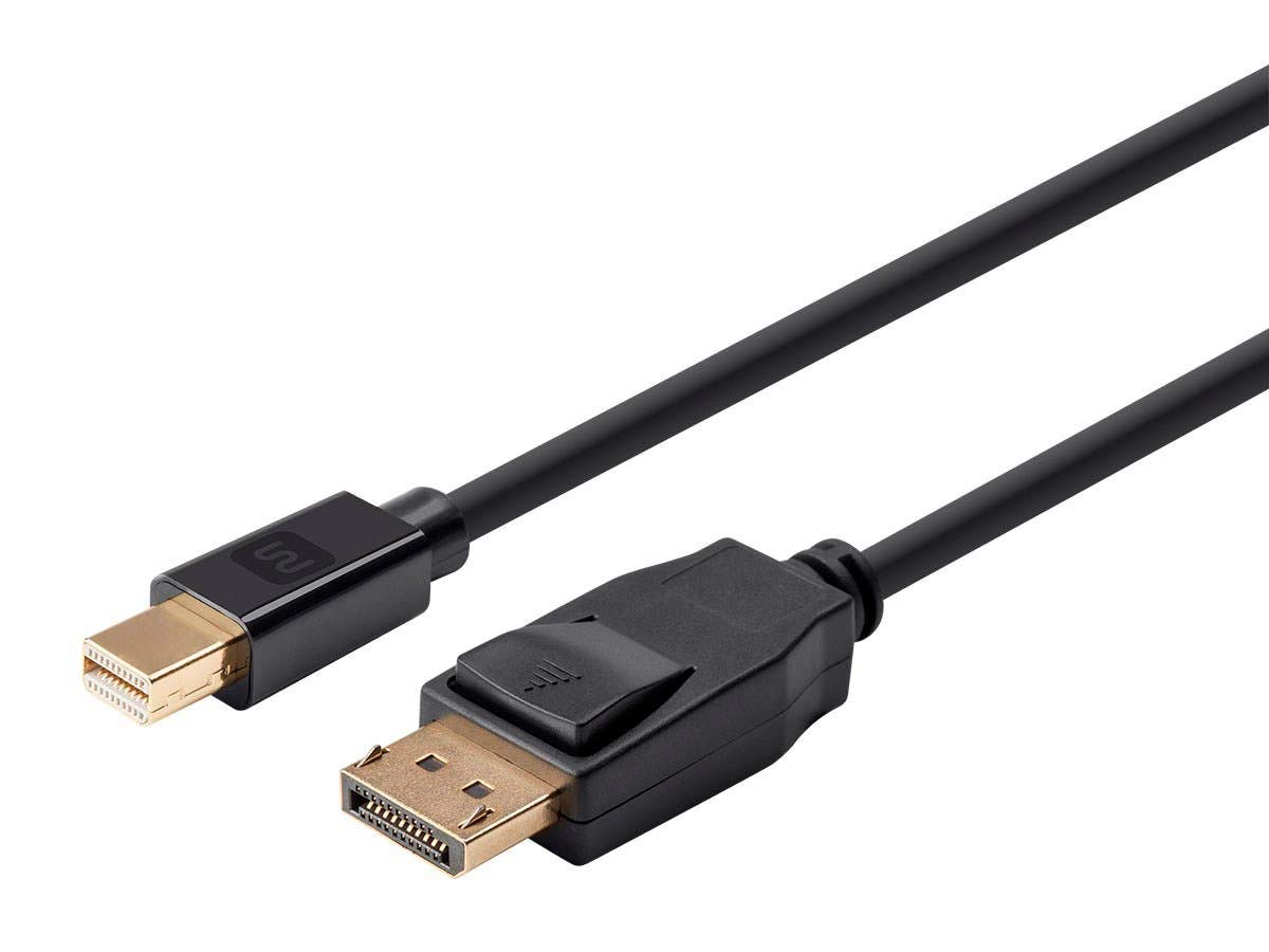 3-Feet Monoprice Mini DisplayPort 1.2 to DisplayPort 1.2 Cable, Supports up to 4K resolution (Black) $3.00 + Free Shipping w/ Prime or on $35+