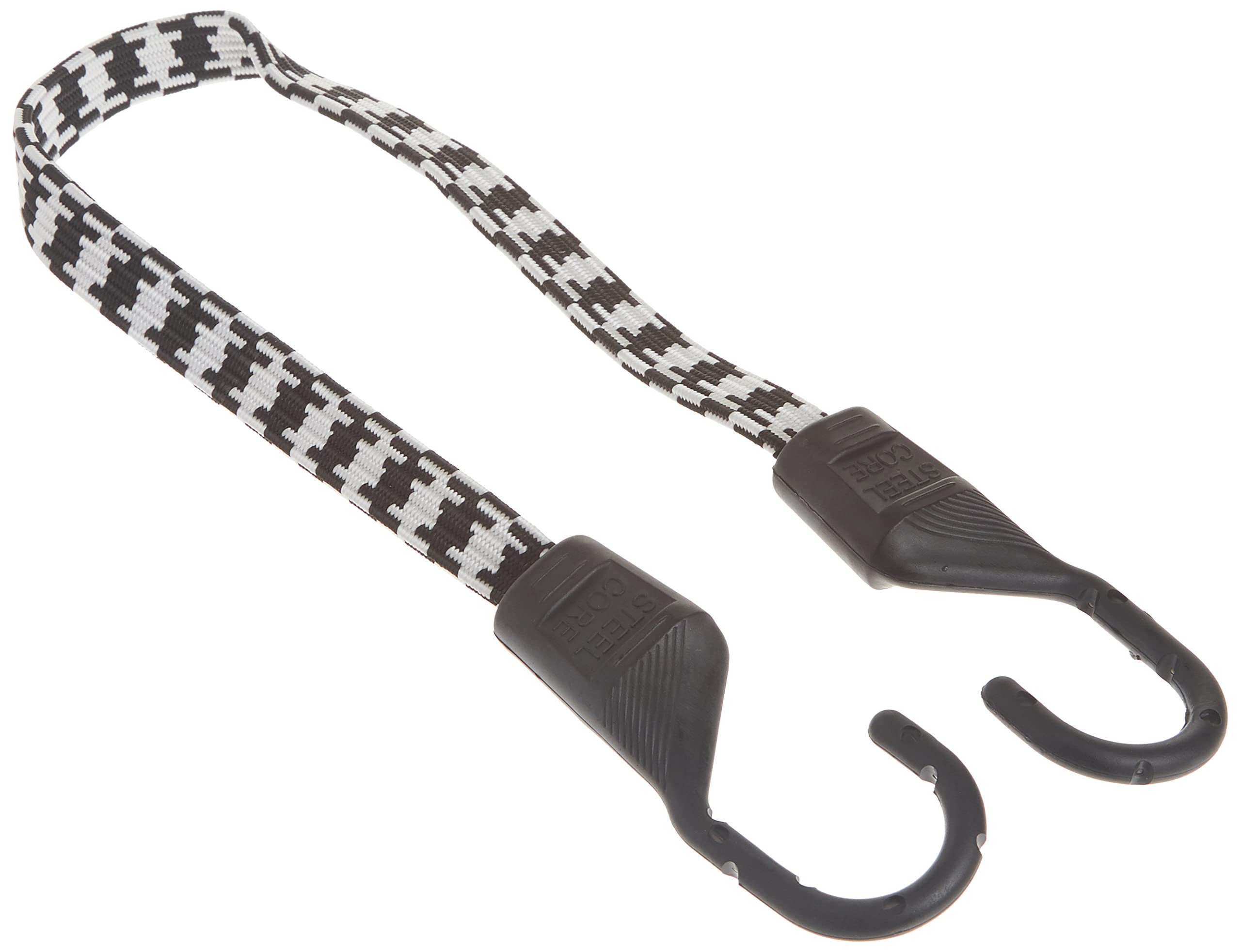 24" Keeper Ultra Gray/White Flat Bungee Cord $1.98 + Free Shipping w/ Prime or on $35+