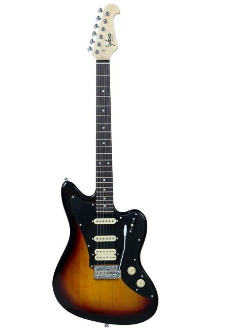 Monoprice Indo Series 6 String Basswood-Body Electric Guitar, Right, Sunburst w/Gig Bag (625882) $136.93 + Free Shipping