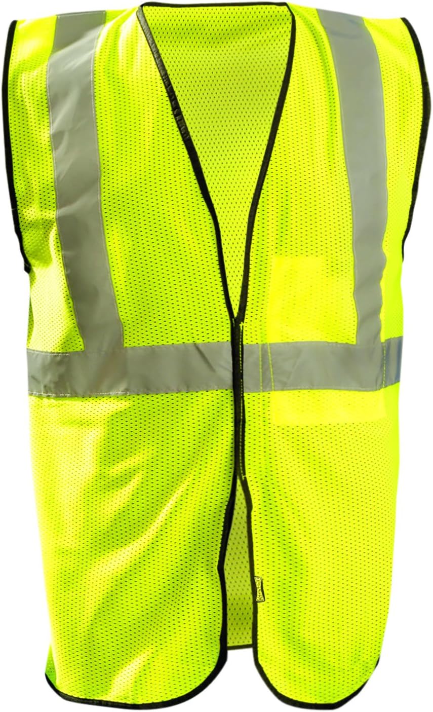 OccuNomix Men's Class 2 Mesh Hook & Loop Safety Vest (Yellow, 2XL/3XL) $0.85 + Free Shipping w/ Prime or $35+
