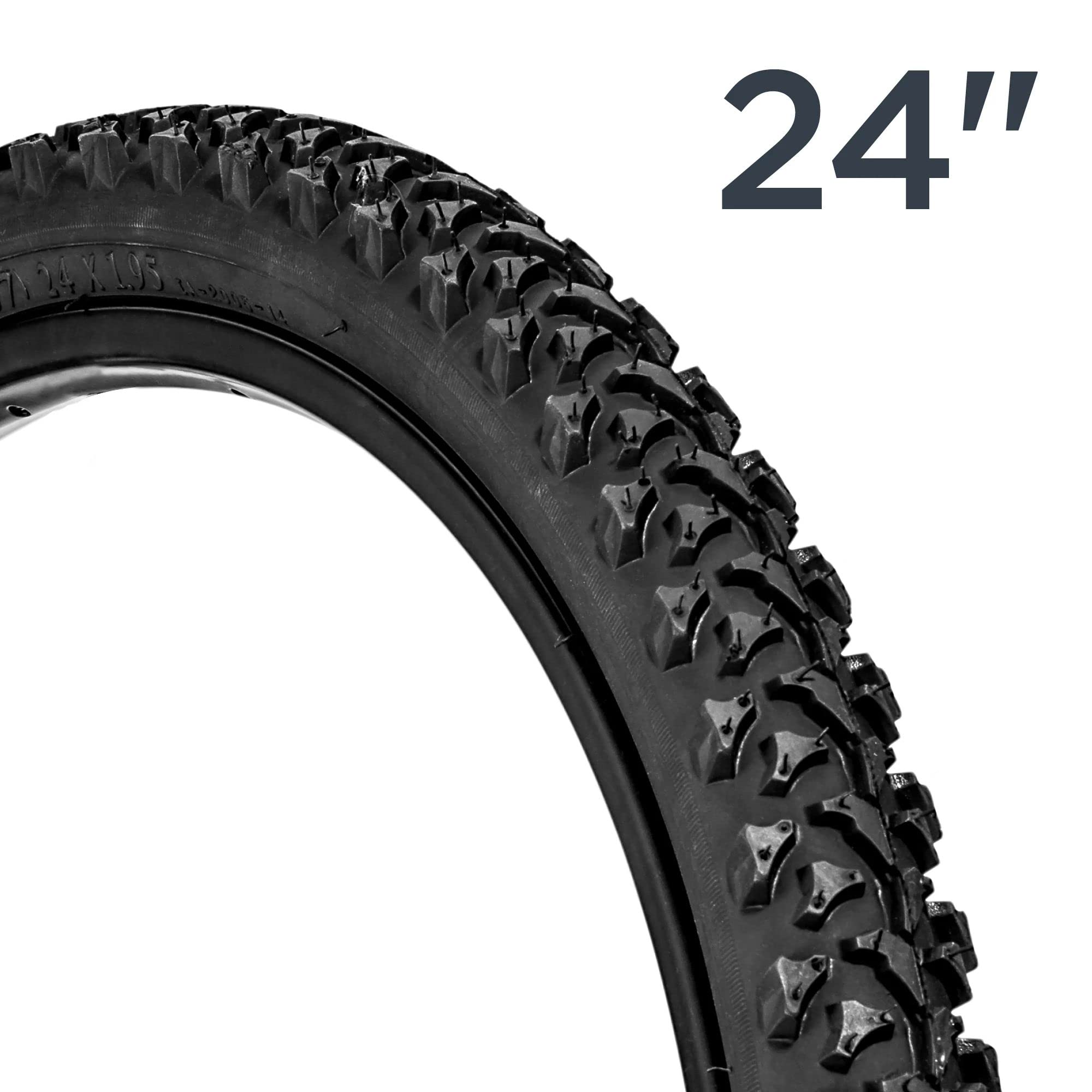 24 x 1.95" Schwinn Replacement Bike Tire, Mountain Bike, High Traction Tread Black with Kevlar Bead $11.19 + Free Shipping w/ Prime or on $35+