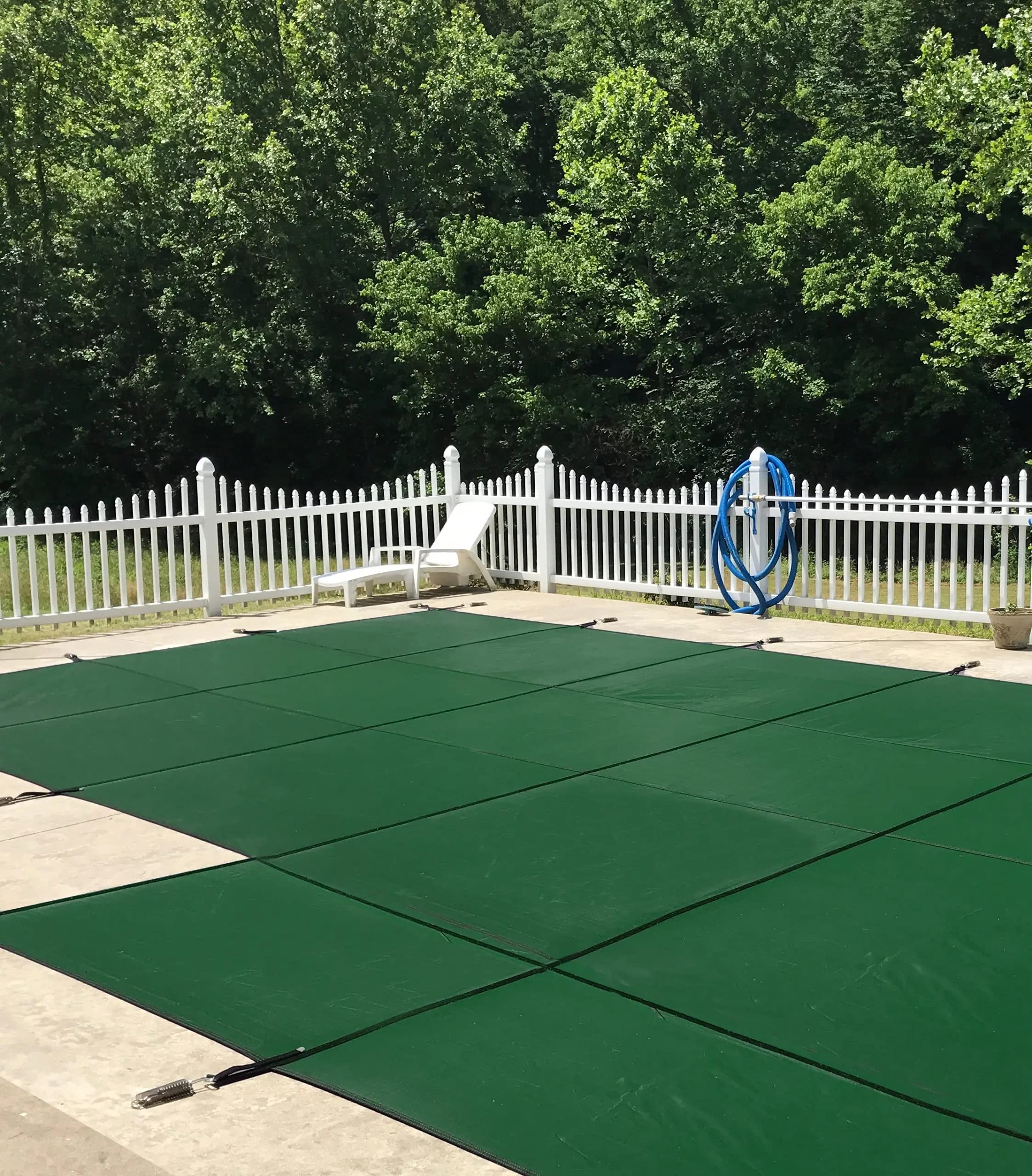 20' x 40' WaterWarden Pool Safety Cover for Inground Pool Hardware Included, Green Mesh $323.42 + Free Shipping