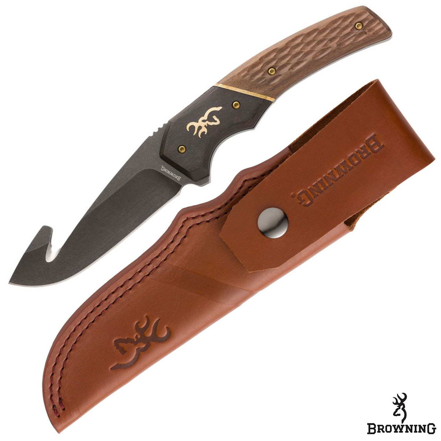 Browning 8.5" Hunter Fixed Blade Gut Hook Knife $29.99 + Free Shipping