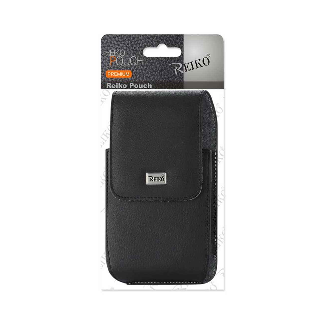 Reiko Wireless Vertical Leather Phone Pouch with Magnetic & Metal Belt Clip (Black) $3.44 + Free Shipping w/ Prime or on $35+