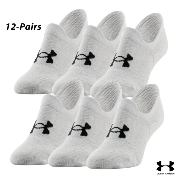 12-PAIR Under Armour Men's Essential Ultra Low Tab Socks (L) $19.99 + Free Shipping
