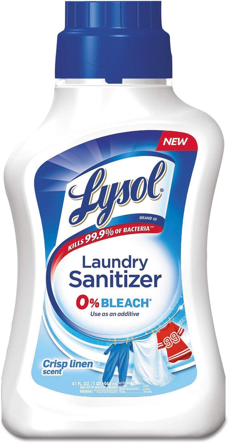41-Oz Lysol Laundry Sanitizer Additive (Crisp Linen) $3.64 w/ S&S + Free Shipping w/ Prime or on $35+