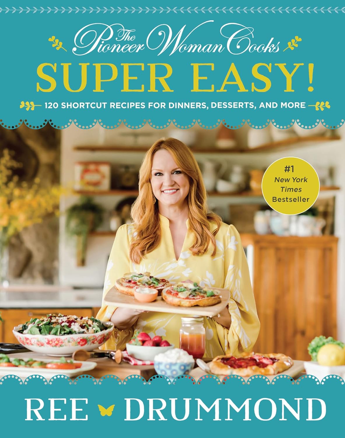 384 Pages - The Pioneer Woman Cooks Super Easy! Cookbook: 120 Shortcut Recipes $11.57 + Free Ship w/Prime or on orders $35+