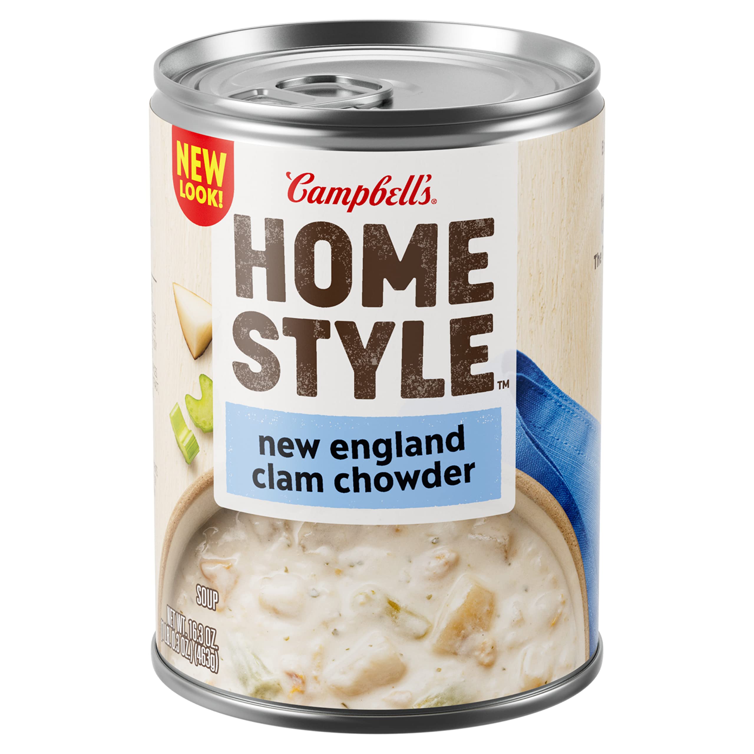 16.3Oz Campbell's Homestyle New England Clam Chowder Soup 1.50 + Free