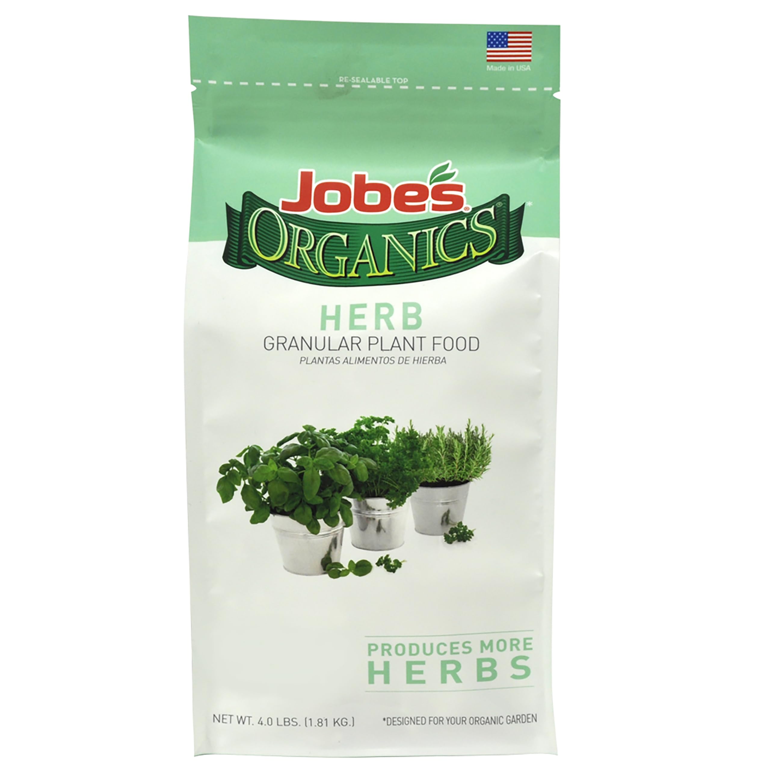 4lb Bag Jobe’s Organics Granular Garden Herb Gardens Fertilizer $3.99 + Free Shipping w/ Prime or on $35+