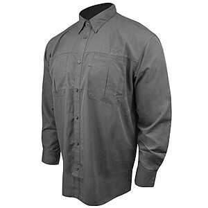 Men's Natural Gear Intracoastal Long-Sleeve Fishing Shirt (Granite