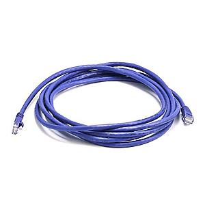 10Ft. Monoprice 10FT 24AWG Cat6 550MHz UTP Ethernet Bare Copper Network Cable - Purple