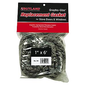 Rutland Products 94 Graphite Impregnated Rope Gasket, 1" x 72", 6 feet