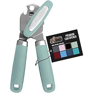 Original Gorilla Grip Heavy Duty Stainless Steel Smooth Edge Manual Hand Held Can Opener Oversized (Mint) $9.99 + Free Shipping w/ Prime or on $35+