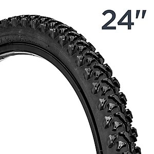 Schwinn Replacement Bike Tire, Mountain Bike, High Traction Tread, 24 x 1.95-Inch  Black with Kevlar Bead $  11.19 + Free Shipping w/ Prime or on $  35+