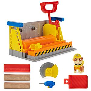 Rubble & Crew, Rubble’s Workshop Playset, Construction Toys with Kinetic Build-It Sand & Rubble Action Figure $  6.49 + Free Shipping w/ Prime or on $  35+