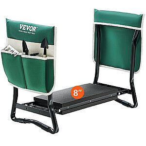 VEVOR 2-in-1 Folding Garden Kneeler and Seat $17.80 
