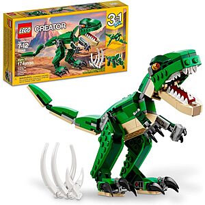 174-Piece LEGO Creator 3-in-1 Mighty Dinosaurs Set (31058) $9.59 + Free Shipping w/ Prime or on $35+