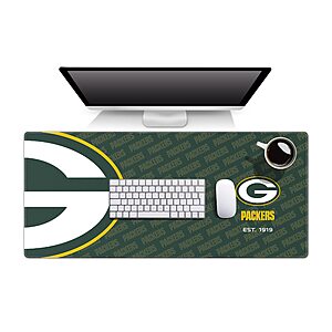 YouTheFan 15.7" x 35.4" NFL Logo Series Desk Pad (Select Teams) $12 