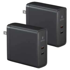 2-Pack Einova Polaris  up to 140W 2-Port USB-C Wall Charger  + Free Shipping