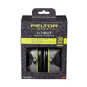 3M Peltor Sport Ultimate Hearing Protector w/ 30 dB Noise Reduction Rating .90