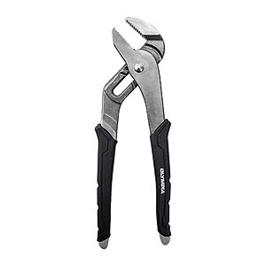 10-Inch Olympia Tools Tongue and Groove Pliers, Straight Jaw Pliers with Cushion grip, 6 Jaw positions, 2.1" Jaw Capacity $6.90 + Free Shipping w/ Prime or on $35+