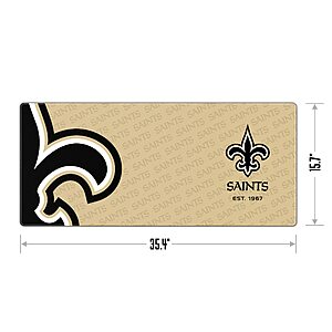 YouTheFan NFL Logo Series Deskpad (New Orleans Saints) $11.10 