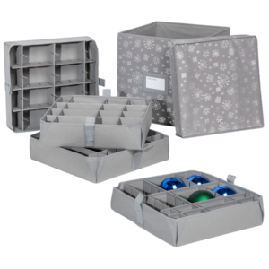 Tidy & Co. Holiday Storage Ornament Box & Multi-Purpose Storage Box (Various Colors) $14.99 + Free Shipping