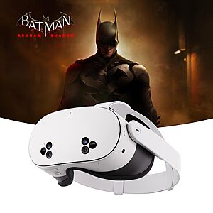 128GB Meta Quest 3S VR Headset + Batman: Arkham Shadow + 3-Month Meta Quest+ $249 + Free Shipping