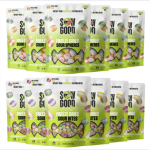 12-Packs: Sow Good Freeze Dried Sweet & or Sweet & Sour Candy (Various Flavors $18 + Free Shipping