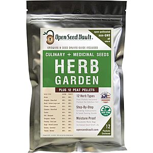 Open Seed: 12 Variety Pack Herb Garden $4.60 +Free Shipping w/ Prime or on $35+