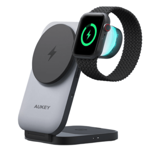 25W Aukey MagFusion Z 3-in-1 Qi2 Foldable Magnetic Charging Station $30 + Free S&H