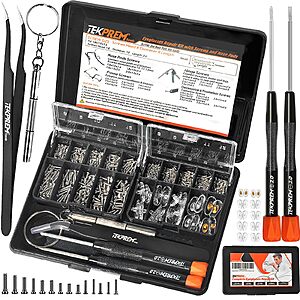 Tekprem Magnetic Eyeglasses Repair Kit w/ Screws & Silicone Nose Pads $3.99 + Free Shipping w/ Prime or on $35+