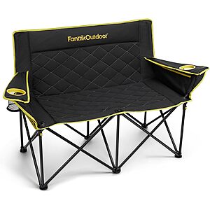 FanttikOutdoor Zeta L11 Duo Pro Double Camping Chair w/ Cup Holders $60 + Free S&H