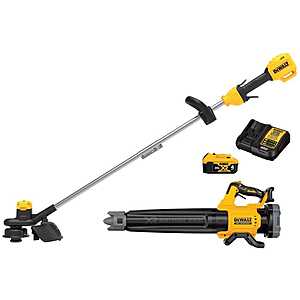 DeWALT 20V MAX XR Brushless Blower + Trimmer w/ 4Ah XR Battery & Charger 9 & More + Free S&H