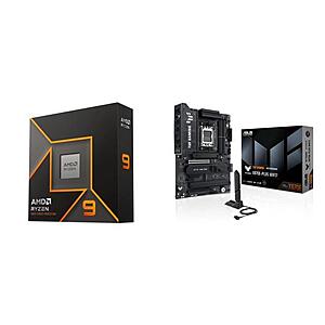 Bundle: AMD Ryzen 9 9900X Bundle with ASUS TUF GAMING X870E-PLUS WIFI7 w/Gift $498.99 + Free Shipping