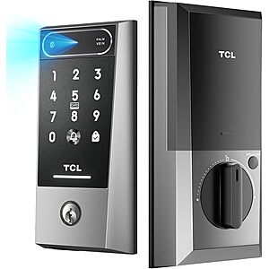 TCL D2 Pro Smart Lock w/ Palm Vein Technology, Wi-Fi Keypad Deadbolt & Built-in Doorbell $129.99 + Free Shipping