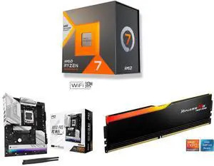Bundle: AMD Ryzen 7 7700X3D Desktop Processor + ASRock B850 PRO RS WIFI AM5 ATX Motherboard + G.SKILL Ripjaws M5 Neo RGB 16GB $508.98 + Free Shipping