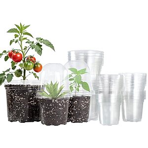 36-Pack Bluepro Clear Nursery Pots w/ Humidity Domes (3.5", 4" & 5") $9.99 + Free Shipping w/ Prime or on $35+