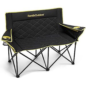 FanttikOutdoor Zeta L11 Duo Pro Double Camping Chair w/ Cup Holders (2 Colors) $56 Or Less + Free S&H