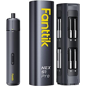 Fanttik S1 Pro Cordless Electric Screwdriver w/ 16 Bits $30 + Free S&H