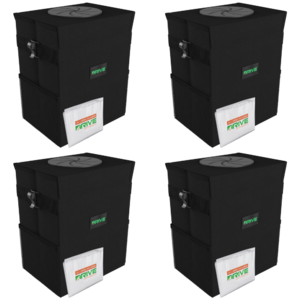 4-Pack: Drive Auto Collapsible Car Trash Cans + 80 Bags $9.99 + Free Shipping