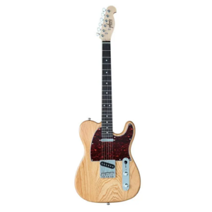 Indio by Monoprice Retro DLX Plus Solid Ash Electric Guitar w/ Gig Bag (Natural) $135 + Free S&H