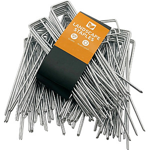 100-Pack 6" WAENLIR Galvanized Steel U-Type Garden Staples Landscape Stakes $9.99 + Free Shipping w/ Prime or on $35+