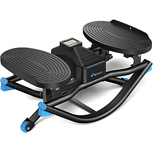 Merach 3D Motion Rocking Stair Stepper w/ Resistance Bands $40 + Free S&H