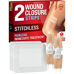 2-Pack MyHelp Emergency Wound Closure Strip Laceration Kit $3.99 w/ S&S + Free Shipping w/ Prime or on $35+