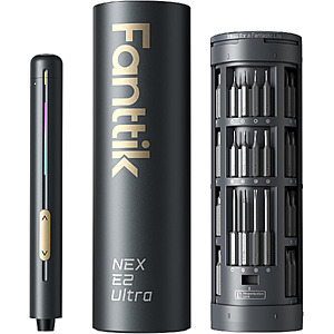 Fanttik NEX E2 Ultra Electric Precision Screwdriver Set w/ 50-Piece S2 Steel Bits (Grey) $49.27 + Free Shipping