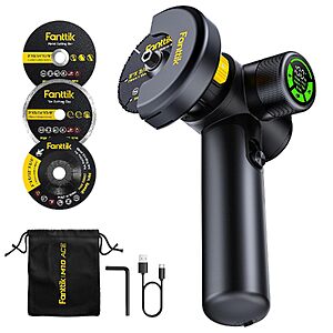 Fanttik M10 ACE Brushless Cordless Angle Grinder w/ LED Display &amp; 4 Blades $59.99 + Free Shipping