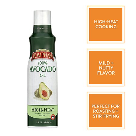 5-Oz. Pompeian 100% Avocado Oil Cooking Spray $3.79 w/ S&S + Free Shipping w/ Prime or on $35+