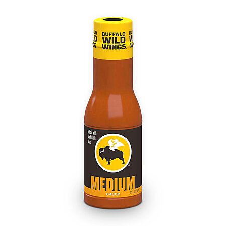 12 oz. Buffalo Wild Wings Medium Buffalo Sauce (Medium) or Parmesan Garlic Sauce $1.70 + Free Shipping w/ Prime or on $35+